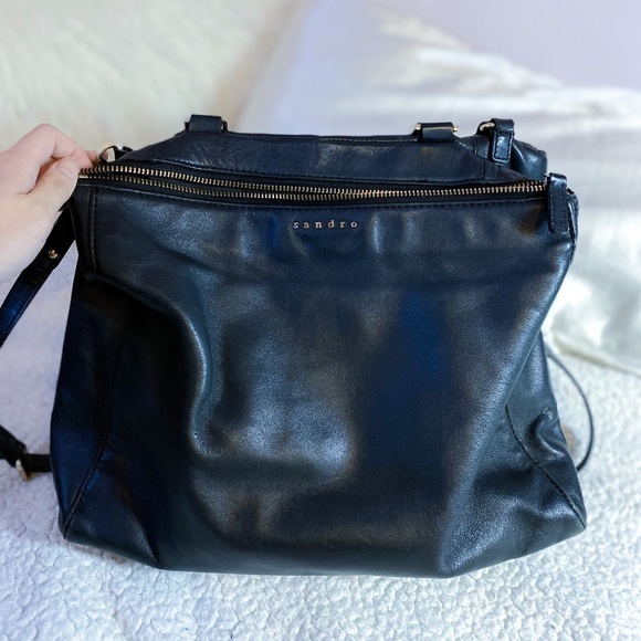 euc Sandro Paris soft leather tote - Picture 2 of 11